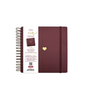 Scrapbook Luxi - 210x210 - laminált - bordó